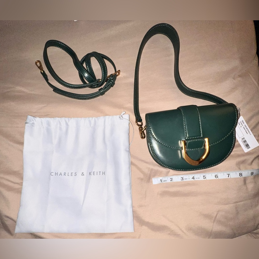 Mini Gabine Saddle Bag (Green) - Picture 12 of 12